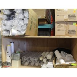 K8/10/15) PALLET OF ASSORTED PLASTIC & PAPER CUPS