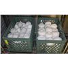 Image 1 : CRATE OF SMALL STACKING CERAMIC COFFEE MUGS