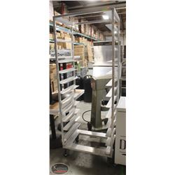 BAKERS RACK ON CASTORS- 13 SLOT