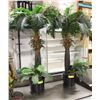 Image 1 : TWO 40" ARTIFICIAL PALM TREES