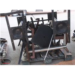 PALLET OF VARIOUS COMMERCIAL TABLE LEGS *AS IS