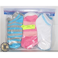 3PK LADIES ANKLE SOCKS