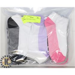3PK LADIES ANKLE SOCKS