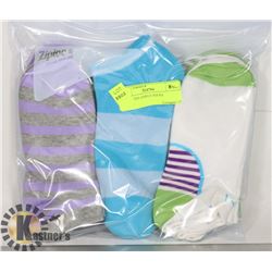 3PK LADIES ANKLE SOCKS