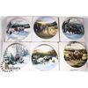 Image 1 : LOT OF 6 HORSE THEME COLLECTOR PLATES