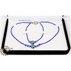 DOLPHIN THEMED NECKLACE AND BRACELET SET