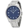 Image 2 : NEW MICHAEL KORS BLUE DIAL ST. STEEL 42MM MSRP$263