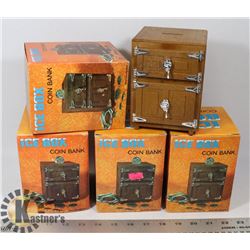 VINTAGE 4 1950-60'S ICE BOX COIN