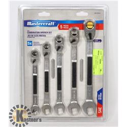MASTERCRAFT 5 PIECE COMBINATION WRENCH SET