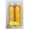 Image 1 : TWO CANS OF BE BETTER SPRAY ON SUNSCREEN