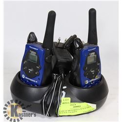 PAIR OF MOTOROLA WALKABOUT WALKIE TALKIES.