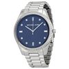 Image 2 : NEW MICHAEL KORS BLUE DIAL ST. STEEL 42MM MSRP$263