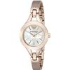 Image 2 : NEW ARMANI SILVER DIAL ROSE GOLD TONE MSRP $415