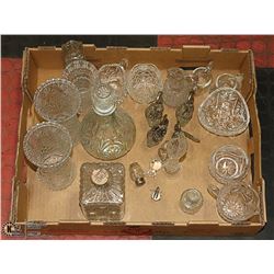 FLAT OF VARIOUS ESTATE VASES, BOWLS & MORE