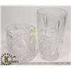 Image 1 : LOT OF TWO CRYSTAL VASES
