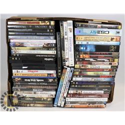FLAT OF 50 PLUS DVD'S