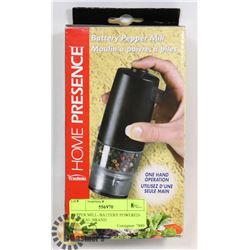 PEPPER MILL- BATTERY POWERED- TRUDEAU BRAND