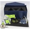 Image 1 : ETCHED CRYSTAL DECORATIVE PYRAMIDS IN BOX