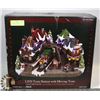 Image 1 : CHRISTMAS LED TRAIN STATION WITH MOVING TRAIN-