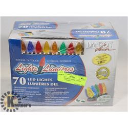 LED INDOOR/OUTDOOR STRING LIGHTS- 2 BOXES