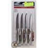 Image 1 : NEW FARBERWARE 4PC STEAK KNIFE SET