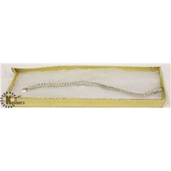 WIDE SILVER BRAIDED BRACELET - STAMPED 925