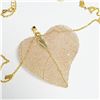 Image 2 : NATURAL LEAF 18"  NECKLACE