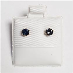 14K GOLD FILLED SAPPHIRE(0.92CT)  EARRINGS