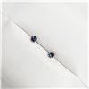 Image 4 : 14K GOLD FILLED SAPPHIRE(0.92CT)  EARRINGS