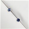 Image 4 : SILVER SAPPHIRE(0.4CT) EARRINGS