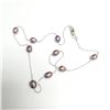 Image 1 : SILVER FRESH WATER PERAL 18"  NECKLACE