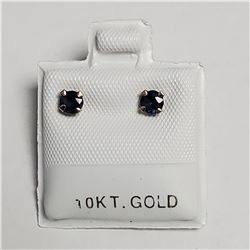 10K YELLOW GOLD SAPPHIRE(0.67CT) EARRINGS