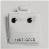 Image 1 : 10K YELLOW GOLD SAPPHIRE(0.67CT) EARRINGS