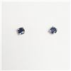 Image 3 : 10K YELLOW GOLD SAPPHIRE(0.67CT) EARRINGS