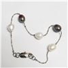 Image 2 : SILVER FRESH WATER PEARL 7.5"  BRACELET