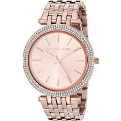 NEW MICHAEL KORS GLITZ ROSE GOLD TONE MSRP $340