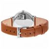 Image 7 : NEW DKNYY 32MM WHITE DIAL BROWN LEATHER BAND WATCH