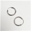 Image 2 : SILVER HOOP EARRINGS