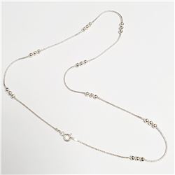 SILVER 16" NECKLACE