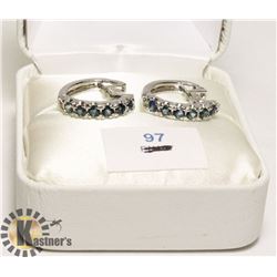 SILVER SAPPHIRE (O.75CT) EARRINGS