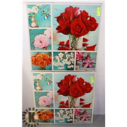 LOT OF TWO STRETCH CANVAS WALL ART