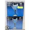 Image 1 : MICHELANGELO CRYSTAL STEM WINE GLASSES- SET OF 11