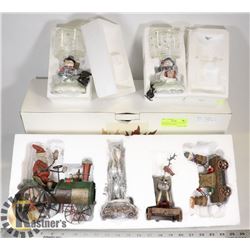 HOME & GIFT COLLECTIONS, XMAS FIGURINES AND TRAIN