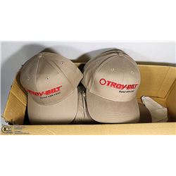 BOX OF 15 NEW BASEBALL CAPS - TAN DENIM