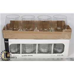 GLASSES- SET OF 8 HOMESTYLES BRAND