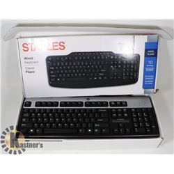 NEW HP KEYBOARD ,MOUSE AND NEW STAPLES KEYBOARD