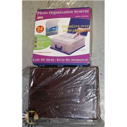 PHOTO ORGANIZER BOXES- LOT OF 2