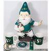 Image 1 : SASKATCHEWAN ROUGHRIDERS GNOME & MISC FOOTBALL