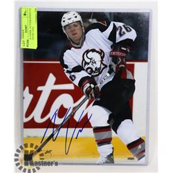 THOMAS VANEK  AUTOGRAPHED 8 X 10" PHOTO NO  COA