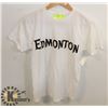 Image 1 : MENS WHITE PLUSH EDMONTON T-SHIRT SIZE SMALL